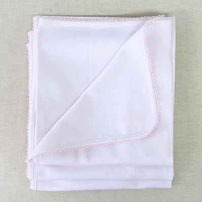 Cotton Wrap Pink With Pink Edging