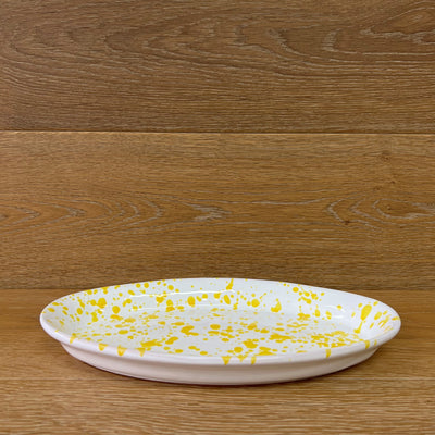 Yellow Oval Platter 29cm