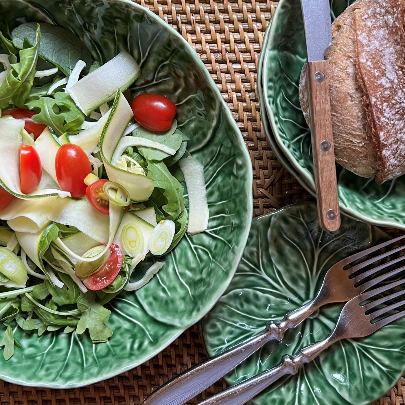 Green Cabbage Plate 14cm