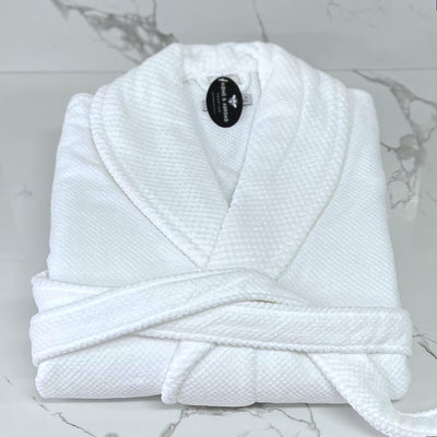 Spa Range White Bath Robe Medium